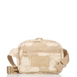 Aloha Collection Hana Hou Keep It Light Hip Pack Fanny Crossbody - Khaki Floral